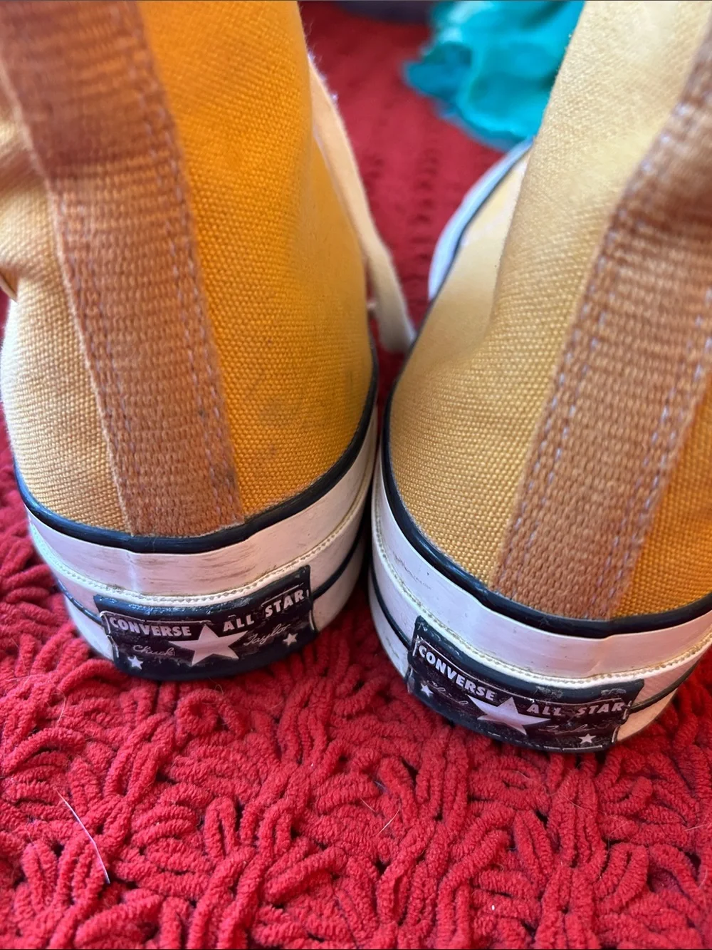 Converse Kids Yellow High-Top Canvas Sneakers